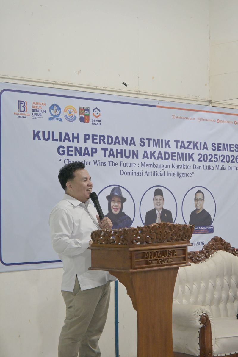 Kuliah Perdana STMIK Tazkia 2026: Character Wins The Future - Membangun Karakter di Era AI